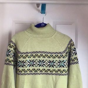 JJ Forever🎿 Turtleneck Wintry Sweater 34” bust